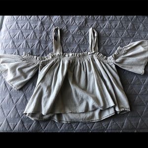 Green baby doll shirt from Nectar